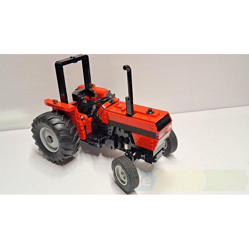 Agriculture Farming Education - MOC-202283 Model Blok Bangunan Traktor Retro