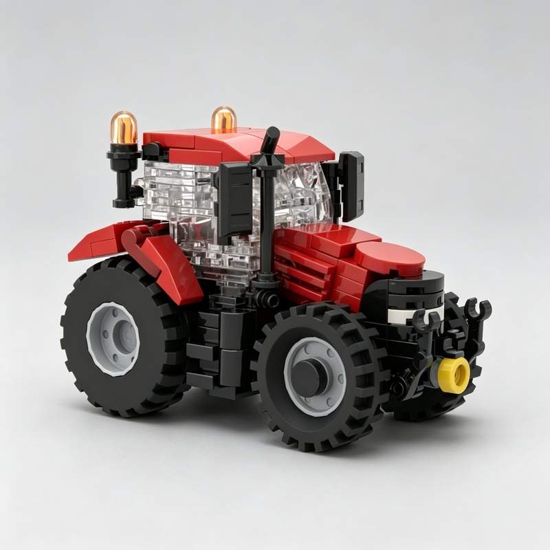 Agriculture Farming Education - 186PCS Blok Bangunan Traktor Pertanian MOC