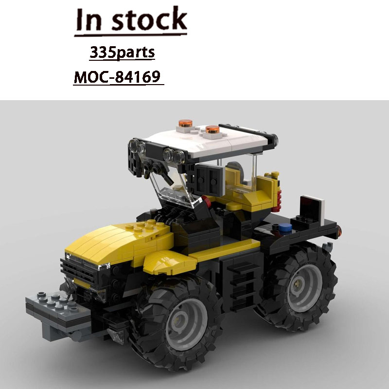 Agriculture Farming Education - MOC-84169 Model Blok Bangunan Traktor Kuning