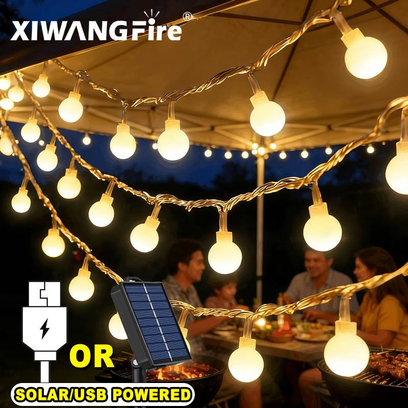 Lampu String Tenaga Surya/USB/ - Farming And Agriculture ulasan dan harga