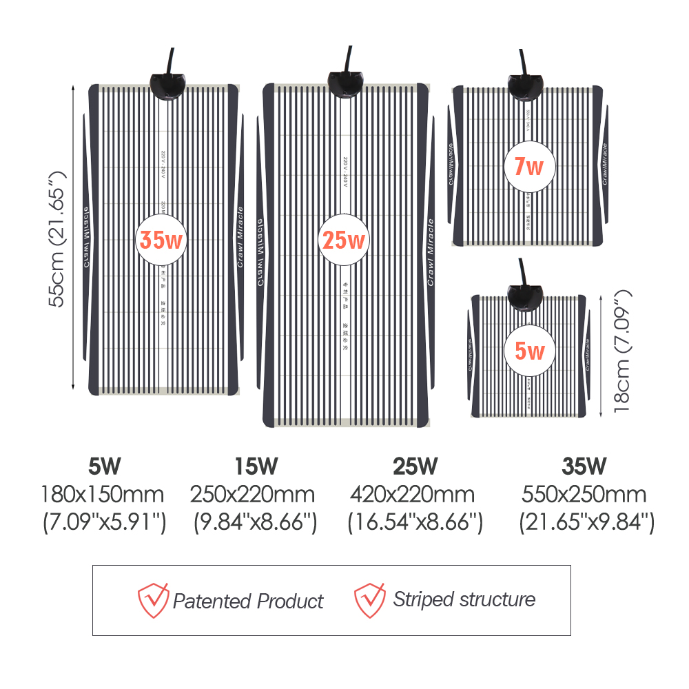 Matras pemanas reptil Graphene - Seedling Heat Mat ulasan dan harga