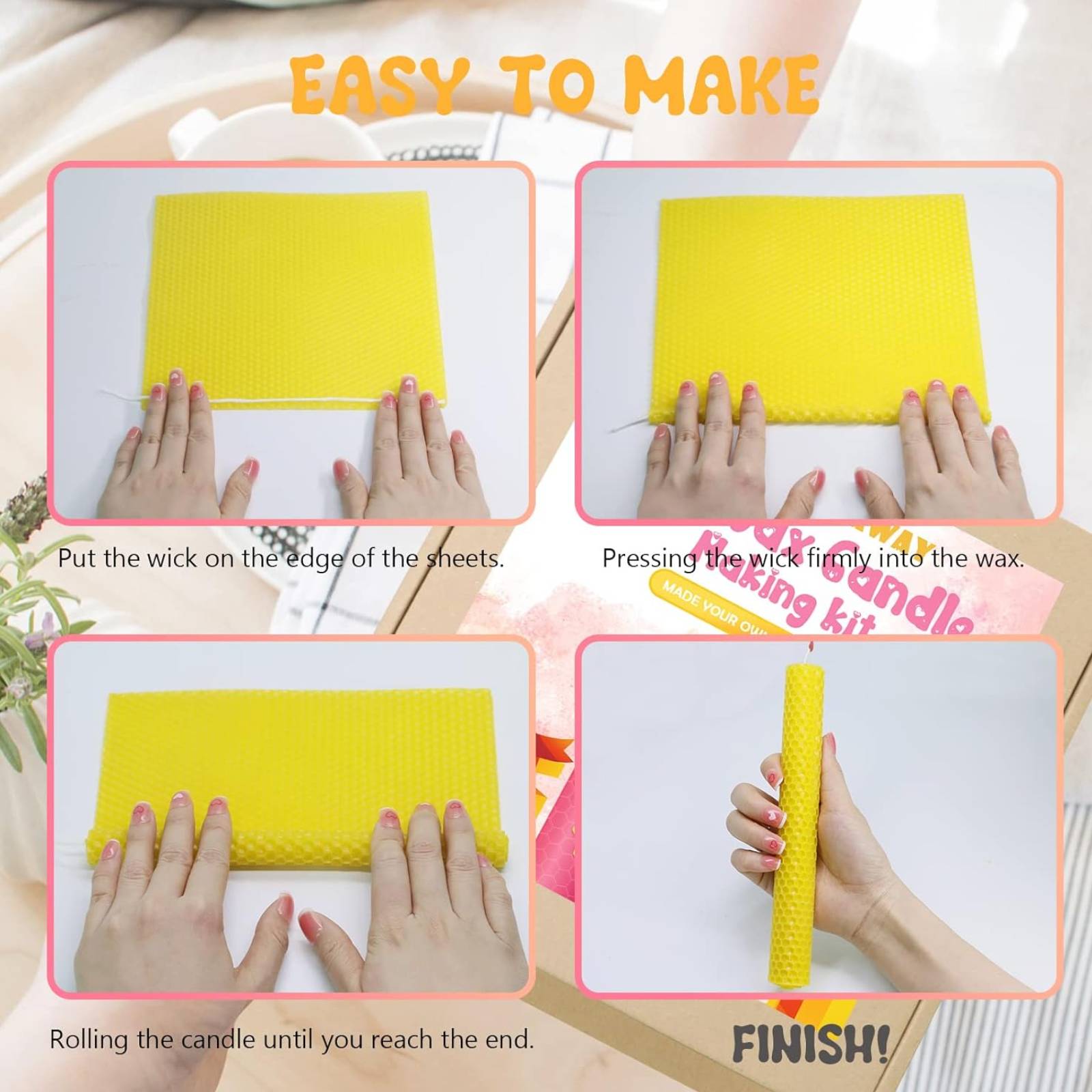 24 Lembar Lembaran Lilin Saran - Beehive Frame Wax ulasan dan harga