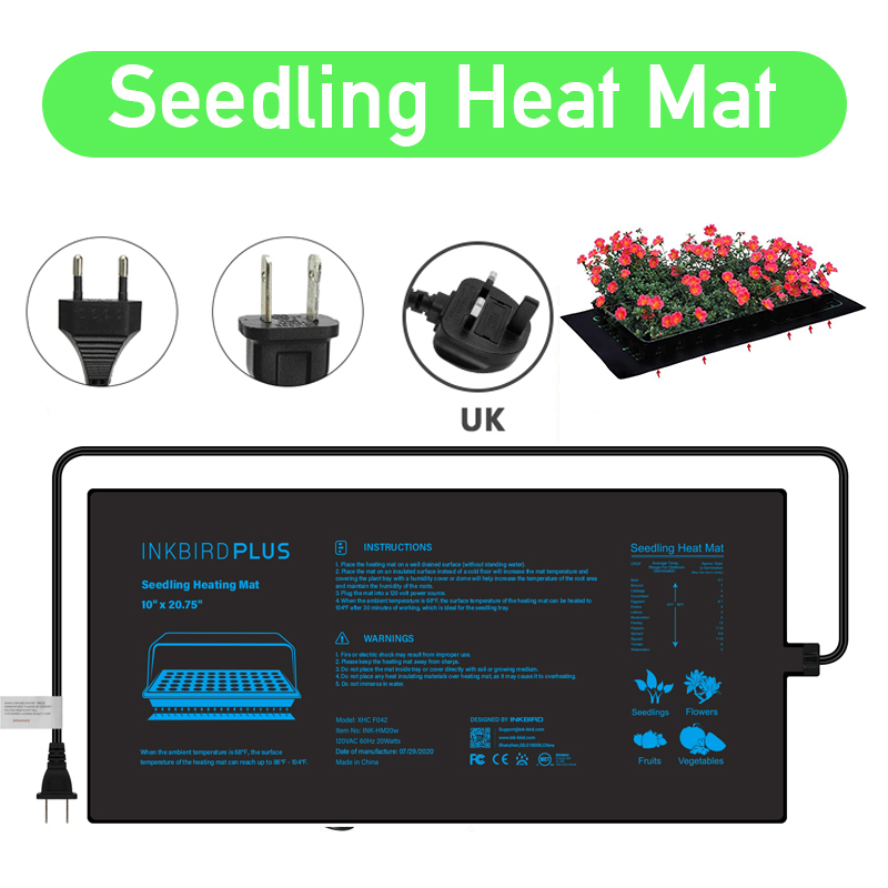 20.75X10CM EU/US/UK/AU Plug Bi - Seedling Heat Mat ulasan dan harga