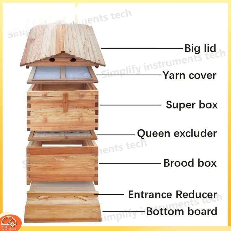 Peralatan Peternakan Lebah Bin - Beehive Frame Wax ulasan dan harga