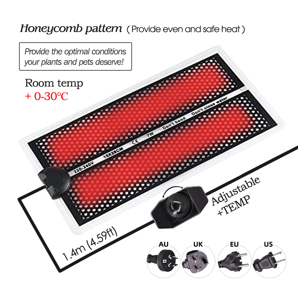 5-20w alas pemanas bibit taman - Seedling Heat Mat ulasan dan harga